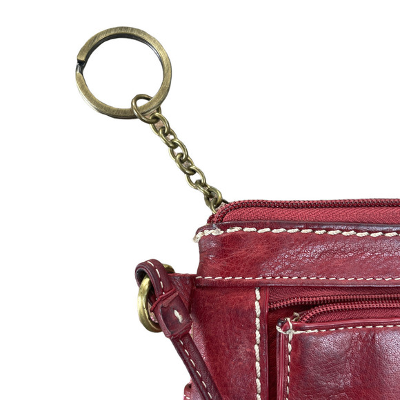 Giani Bernini Red Leather Wristlet Wallet - Picture 13 of 16